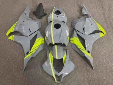 Cheap 2007-2008 Honda CBR600RR Motorcycle Fairings - Nardo Grey Neon Yellow Canada