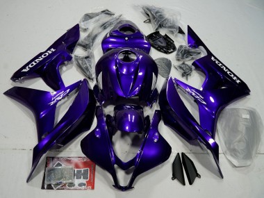 Cheap 2007-2008 Honda CBR600RR Bike Fairings - Blue Glossy Black Canada