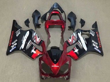 Cheap 2001-2003 Honda CBR600 F4i Motorcycle Fairings - Candy Red Glossy Black Canada