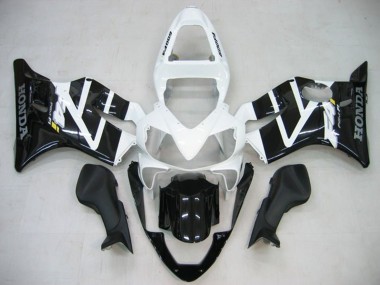 Cheap 2001-2003 Honda CBR600 F4i Motorcycle Fairings - White Glossy Black Canada