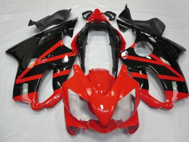 Cheap 2004-2007 Honda CBR600 F4i Motorcycle Fairings - Red Glossy Black Canada