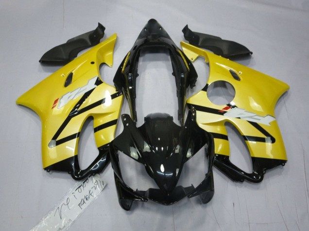 2004-2007 Honda CBR600 F4i Motorcycle Fairings - Yellow Glossy Black Canada