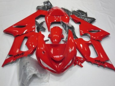 Cheap 2005-2006 Kawasaki ZX6R Motorcycle Fairings - Red Canada