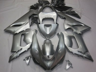 Cheap 2005-2006 Kawasaki ZX6R Motorcycle Fairings - Silver Canada