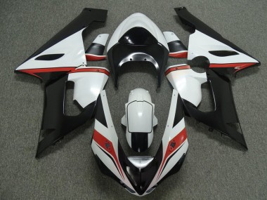 Cheap 2005-2006 Kawasaki ZX6R Motorcycle Fairings - White Black Red Canada