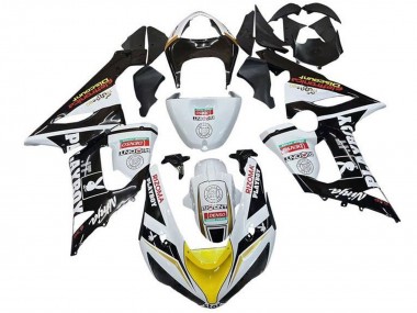 Cheap 2005-2006 Kawasaki ZX6R Motorcycle Fairings - White Black Yellow Red Rizoma Playboy Canada