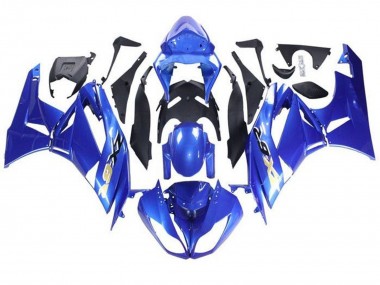 Cheap 2009-2012 Kawasaki ZX6R Motorcycle Fairings - Blue Black Gold Canada