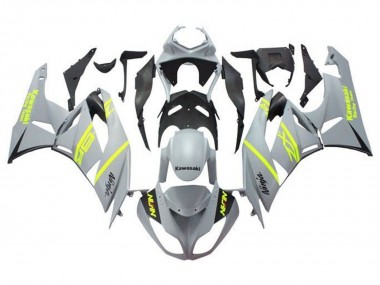 Cheap 2009-2012 Kawasaki ZX6R Motorcycle Fairings - Grey Yellow Black Canada