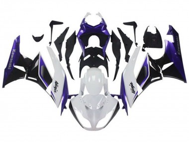 Cheap 2009-2012 Kawasaki ZX6R Motorcycle Fairings - Purple White Black Canada