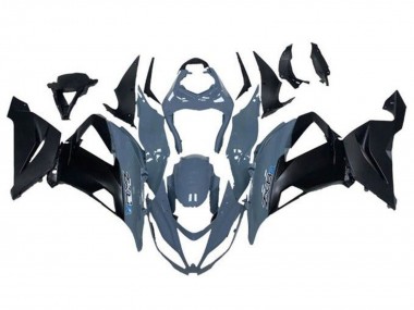 Cheap 2013-2018 Kawasaki ZX6R Motorcycle Fairings - Grey Matte Black Canada