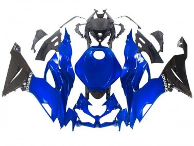 Cheap 2019-2022 Kawasaki ZX6R Motorcycle Fairings - Blue Glossy Black Canada