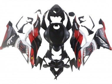 Cheap 2019-2022 Kawasaki ZX6R Motorcycle Fairings - Matte Black Red White Shark Canada