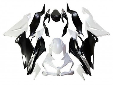 Cheap 2019-2022 Kawasaki ZX6R Motorcycle Fairings - White Matte Black Canada