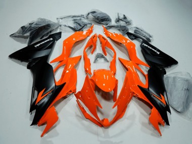 Cheap 2019-2022 Kawasaki ZX6R Motorcycle Fairings - Orange Matte Black Canada
