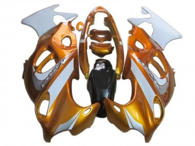 Cheap 2004-2006 Suzuki GSX600F/GSX750F Motorcycle Fairings - Orange White Canada