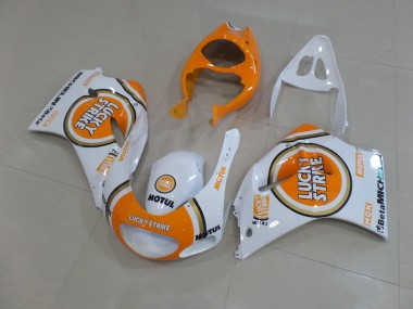 Cheap 1991-1996 Suzuki RGV250 VJ22 Motorcycle Fairings - White Orange Lucky Strike Motul Canada