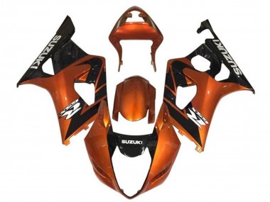 Cheap 2003-2004 Suzuki GSXR 1000 Motorcycle Fairings - Orange Black White Canada