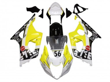 Cheap 2003-2004 Suzuki GSXR 1000 Motorcycle Fairings - Yellow White Black Canada