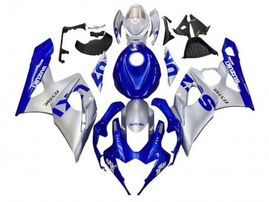 Cheap 2005-2006 Suzuki GSXR 1000 Motorcycle Fairings - Blue Silver Canada