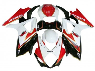 Cheap 2005-2006 Suzuki GSXR 1000 Motorcycle Fairings - White Red Black Gold Canada