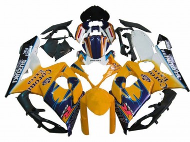 Cheap 2005-2006 Suzuki GSXR 1000 Motorcycle Fairings - White Yellow Blue Black Corona Canada
