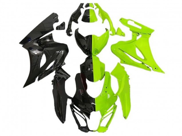 2017-2024 Suzuki GSXR1000 Motorcycle Fairings - Black Neon Green Canada