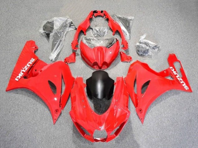 2017-2024 Suzuki GSXR1000 Motorcycle Fairings - Red White Matte Black Canada