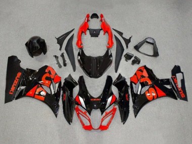 Cheap 2017-2024 Suzuki GSXR1000 Motorcycle Fairings - Black Red Silver Canada