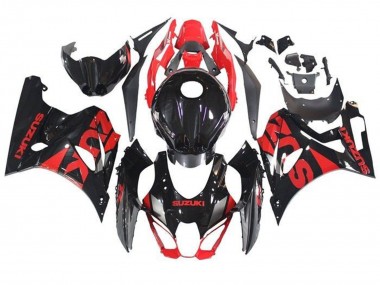 Cheap 2017-2024 Suzuki GSXR1000 Motorcycle Fairings - Black Red Canada