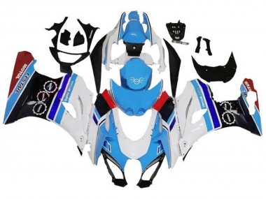 Cheap 2017-2024 Suzuki GSXR1000 Motorcycle Fairings - White Blue Stripe Red Canada