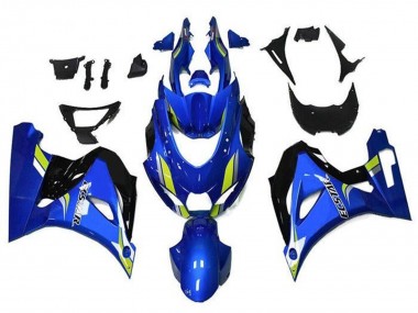 Cheap 2017-2024 Suzuki GSXR1000 Motorcycle Fairings - Blue Green Black Ecstar Canada