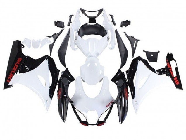 2017-2024 Suzuki GSXR1000 Motorcycle Fairings - White Black Red Canada