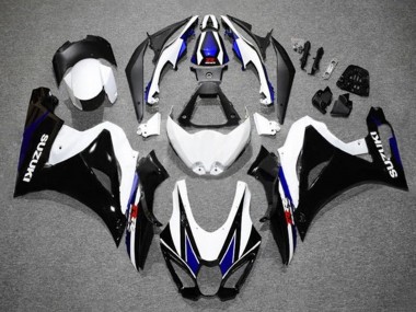 Cheap 2017-2024 Suzuki GSXR1000 Motorcycle Fairings - White Blue Black Canada