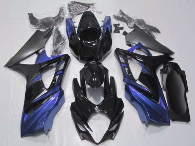 Cheap 2007-2008 Suzuki GSXR 1000 Motorcycle Fairings Kit - Glossy Black Matte Black Canada