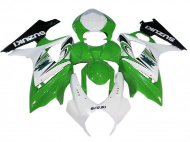 Cheap 2007-2008 Suzuki GSXR 1000 Motorcycle Fairing - White Green Black Canada