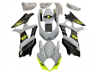 Cheap 2007-2008 Suzuki GSXR 1000 Motorcycle Fairings - Nardo Grey Neon Yellow Black Canada