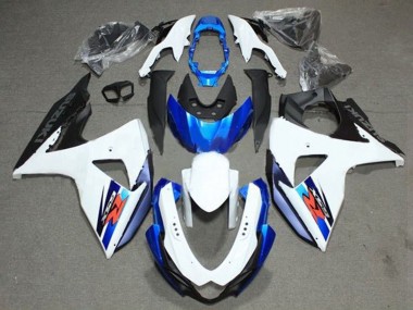 Cheap 2009-2016 Suzuki GSXR 1000 Bike Fairings - White Blue Black Canada