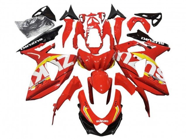 2009-2016 Suzuki GSXR 1000 Motorcycle Fairings - Red Yellow White Black Canada
