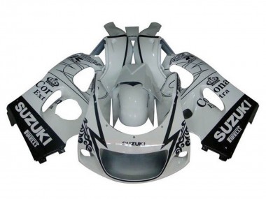 Cheap 1996-2000 Suzuki GSXR 600 / GSXR 750 Motorcycle Fairings - White Black Tribal Corona Canada