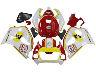 Cheap 1996-2000 Suzuki GSXR 600 / GSXR 750 Motorcycle Fairings - White Red Yellow Texaco Canada