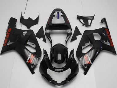Cheap 2001-2003 Suzuki GSXR 600 / GSXR 750 Motorcycle Fairings - Glossy Black Red Canada