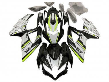 Cheap 2008-2010 Suzuki GSXR 600 / GSXR 750 Motorcycle Fairings - White Green Glossy Black Canada