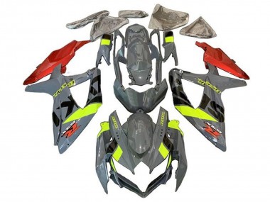 Cheap 2008-2010 Suzuki GSXR 600 / GSXR 750 Motorcycle Fairings - Nardo Grey Neon Yellow Red Black Canada
