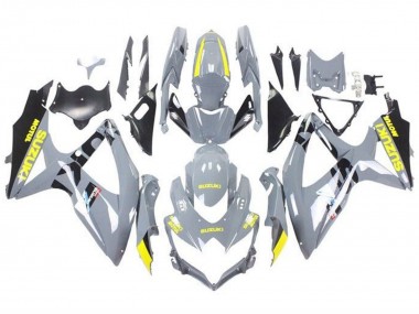 Cheap 2008-2010 Suzuki GSXR 600 / GSXR 750 Motorcycle Fairings - Nardo Grey Yellow Black Canada