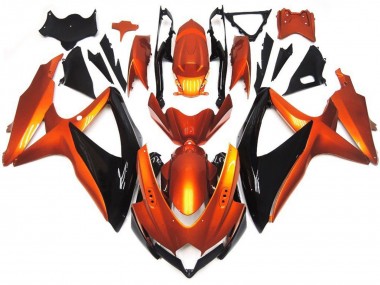 Cheap 2008-2010 Suzuki GSXR 600 / GSXR 750 Motorcycle Fairings - Orange Black Canada