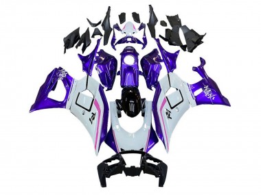 Cheap 2021-2024 Yamaha YZF R7 Motorcycle Fairings - White Purple Pink Canada