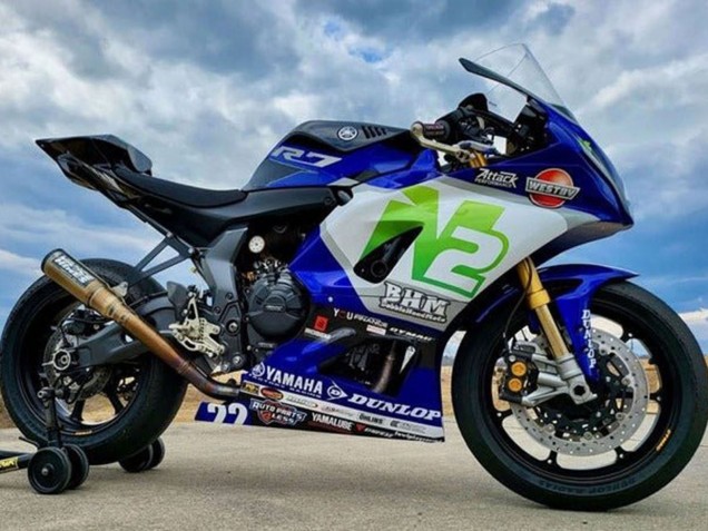2021-2024 Yamaha YZF R7 Motorcycle Fairings - Blue N2 Canada