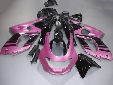Cheap 1996-2007 Yamaha YZF600R Thundercat Motorcycle Fairings - Pink Glossy Black Canada