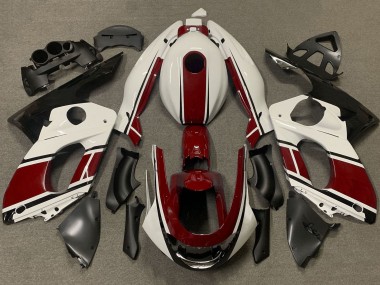 Cheap 1996-2007 Yamaha YZF600R Thundercat Motorcycle Fairings - White Dark Red Canada