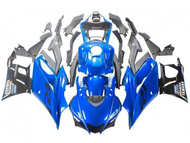 2019-2021 Yamaha YZF R3/R25 Motorcycle Fairings - Blue Black Canada